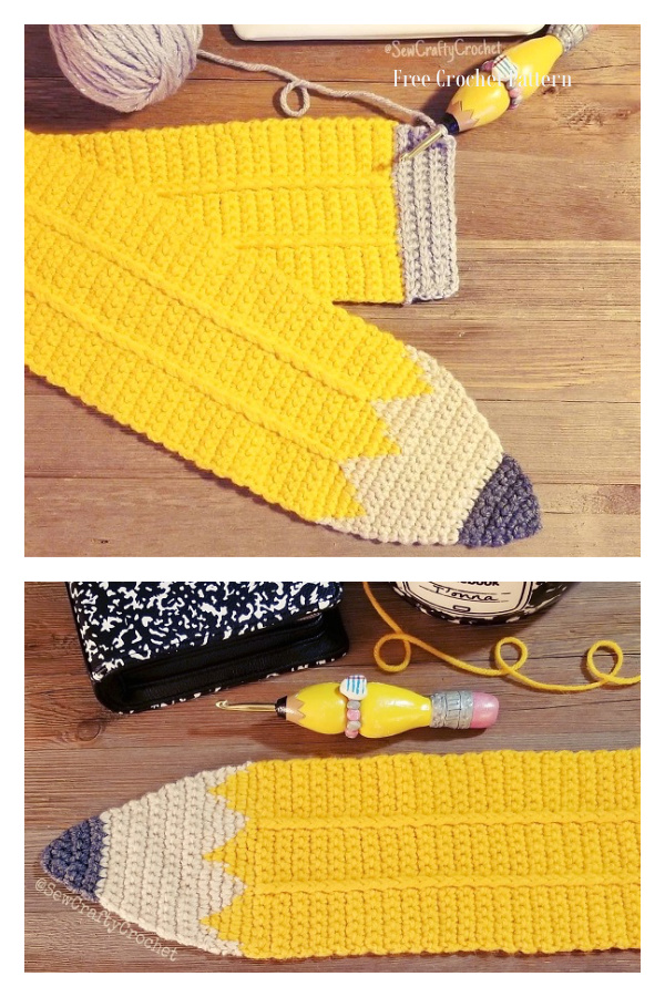 Pencil Scarf Free Crochet Pattern Pencil Scarf Free Crochet Pattern