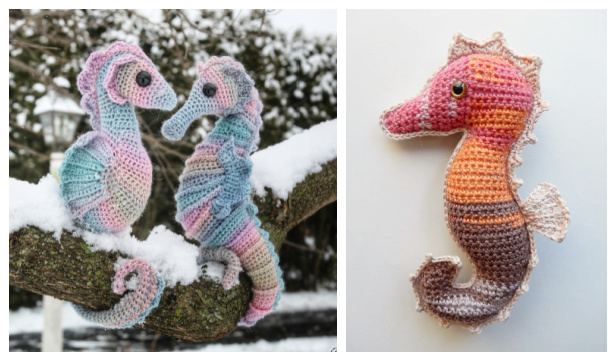 Amigurumi Dancing Seahorses Free Crochet Patterns