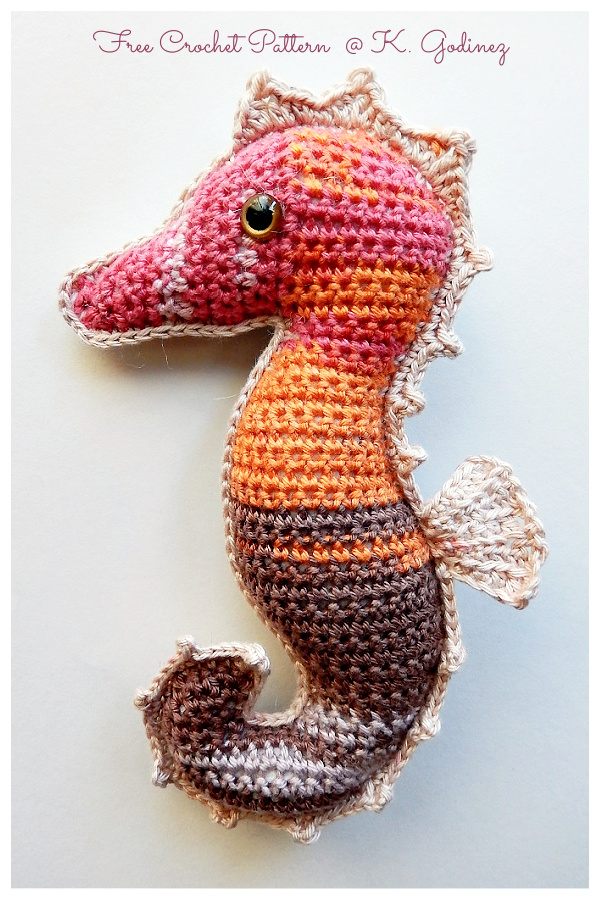 Amigurumi Seahorse Free Crochet Patterns