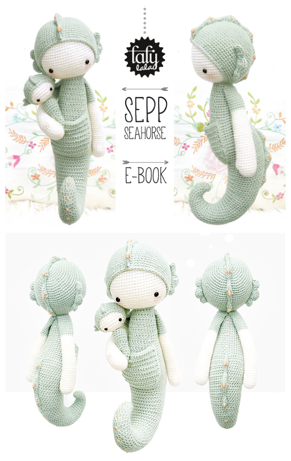 Amigurumi Little Seahorse Free Crochet Patterns