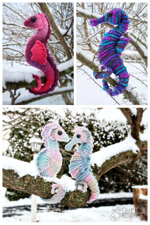 Amigurumi Dancing Seahorses Free Crochet Patterns