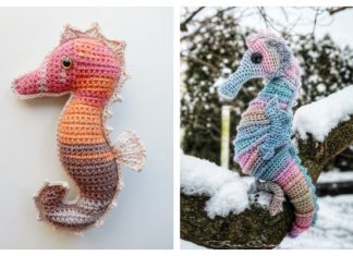 Amigurumi Seahorse Free Crochet Patterns & Paid Amigurumi Seahorse Free Crochet Patterns
