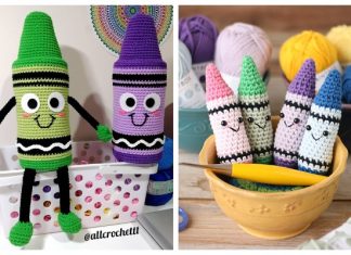 Crochet Crayon Amigurumi Free Patterns & Paid Crochet Crayon Amigurumi Free Patterns