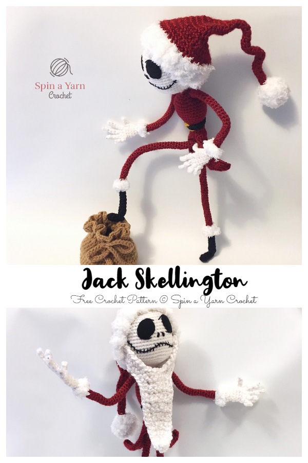 Crochet Jack Skellington Amigurumi Fee Patterns