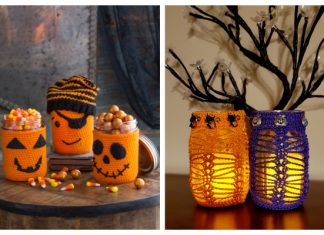 Halloween Jar Cozy Free Crochet Patterns Halloween Jar Cozy Free Crochet Patterns