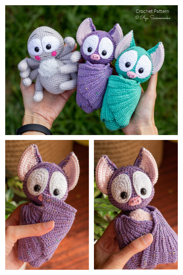 Crochet Halloween Bat Amigurumi Pattern