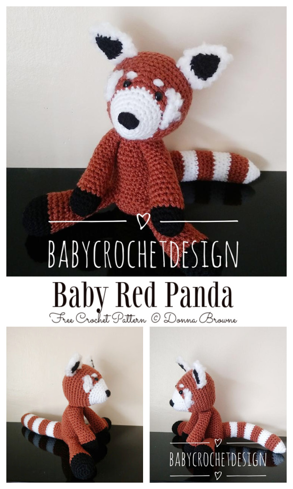 Crochet Baby Red Panda Amigurumi Free Patterns