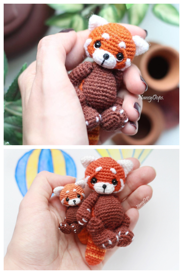 Crochet Red Panda  Spunky Amigurumi Free Patterns