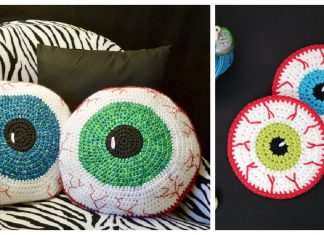 Halloween Eyeball Crochet Patterns Halloween Eyeball Free Crochet Patterns