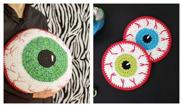 Halloween Eyeball Free Crochet Patterns