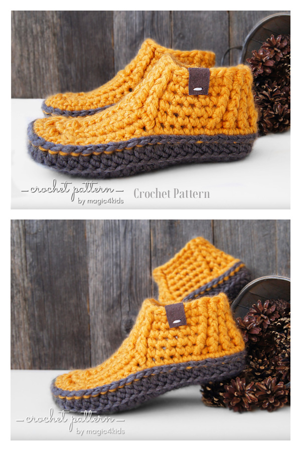 AKOTA Casual Unisex Slippers Crochet Patterns