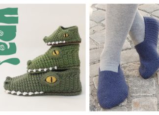 Unisex Slippers Free Crochet Patterns Unisex Slippers Free Crochet Patterns