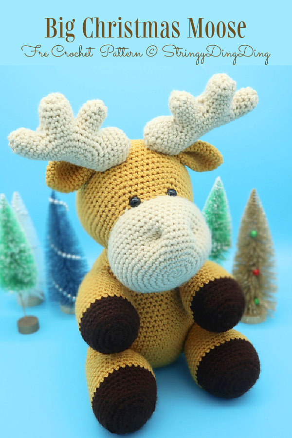 Crochet Moose Amigurumi Free Pattern