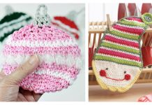 12 Christmas Dishcloth Free Crochet Patterns Christmas Dishcloth Free Crochet Patterns