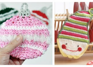 12 Christmas Dishcloth Free Crochet Patterns Christmas Dishcloth Free Crochet Patterns