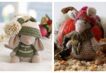 10 Crochet Christmas Mouse Amigurumi Free Patterns & Paid Crochet Christmas Mouse Amigurumi Free Patterns