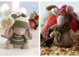 10 Crochet Christmas Mouse Amigurumi Free Patterns & Paid Crochet Christmas Mouse Amigurumi Free Patterns