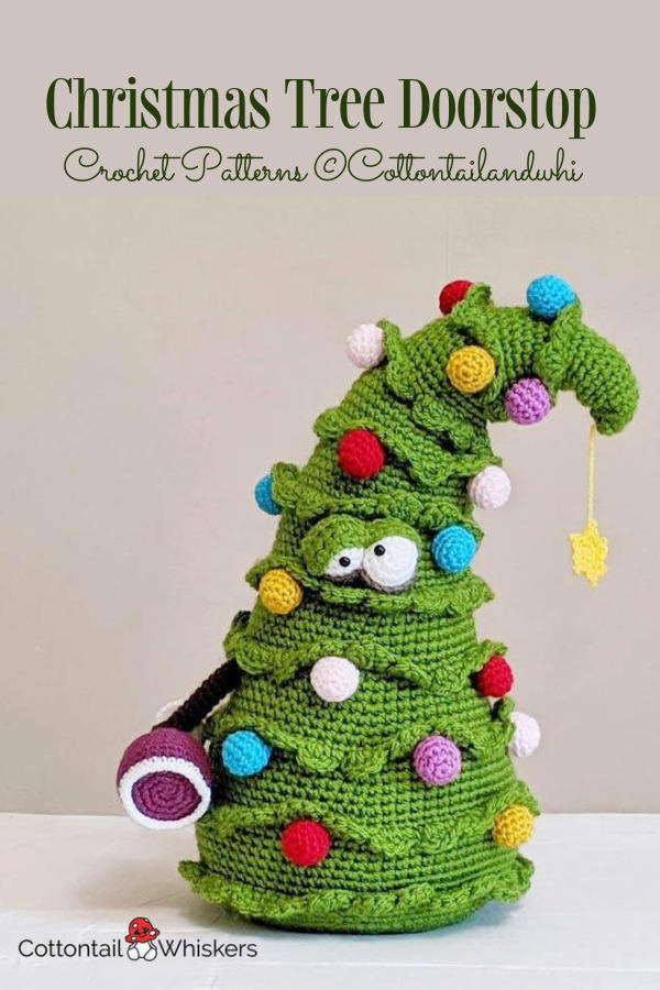 Christmas Tree Doorstop Crochet Pattern