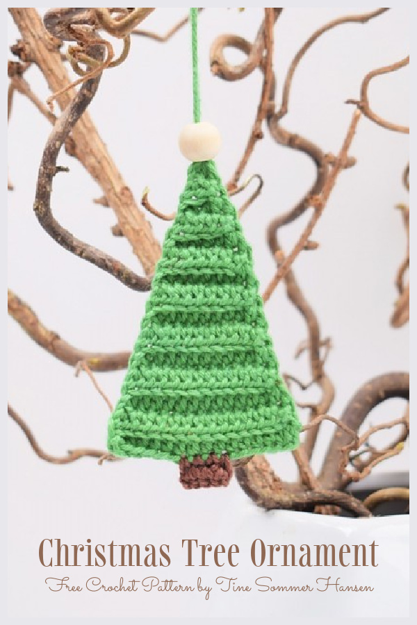 Christmas Tree Ornament Free Crochet Patterns