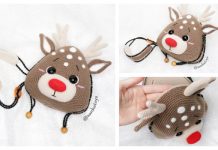 Christmas Reindeer Bag Free Crochet Pattern + Video Christmas Reindeer Bag Free Crochet Pattern + Video