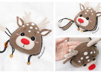 Christmas Reindeer Bag Free Crochet Pattern + Video Christmas Reindeer Bag Free Crochet Pattern + Video