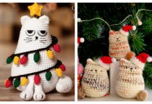 Amigurumi Christmas Cat Crochet Free Patterns & Paid Crochet Christmas Cat Amigurumi Free Patterns & Paid