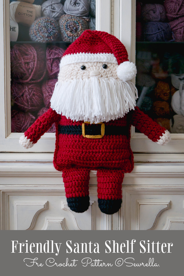 Crochet Huggable Santa Claus Amigurumi Patrones Gratis