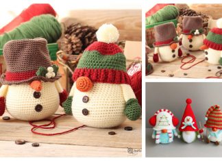 Crochet Snowman Gnome Amigurumi Free Pattern & Paid Crochet Snowman Gnome Amigurumi Free Pattern