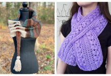 Keyhole Scarf Free Crochet Patterns & Paid Keyhole Scarf Free Crochet Patterns & Paid