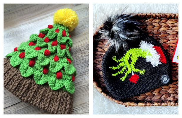 Yuletide Whimsy Hat Free Crochet Patterns