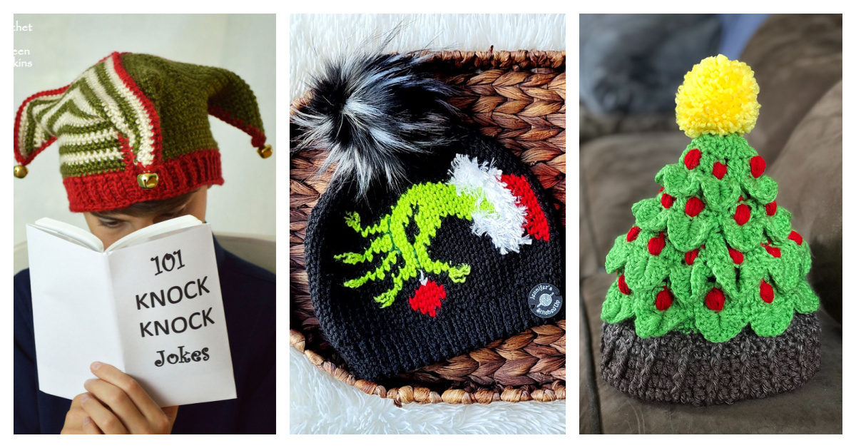 Whimsy Christmas Hat Crochet Patterns