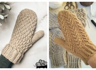 15 Winter Mittens Free Crochet Patterns & Paid Winter Mittens Free Crochet Patterns