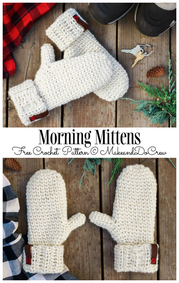 Morning Mittens Free Crochet Patterns