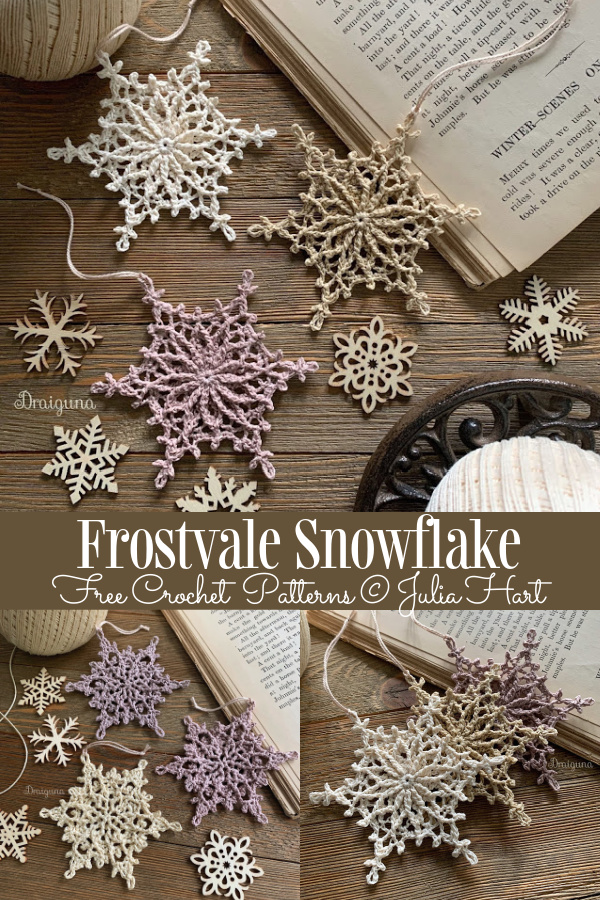Frostvale Snowflake Free Crochet Patterns