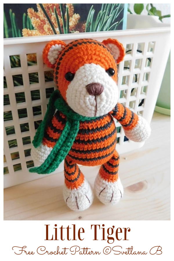 Amigurumi Little Tiger Free Crochet Patterns