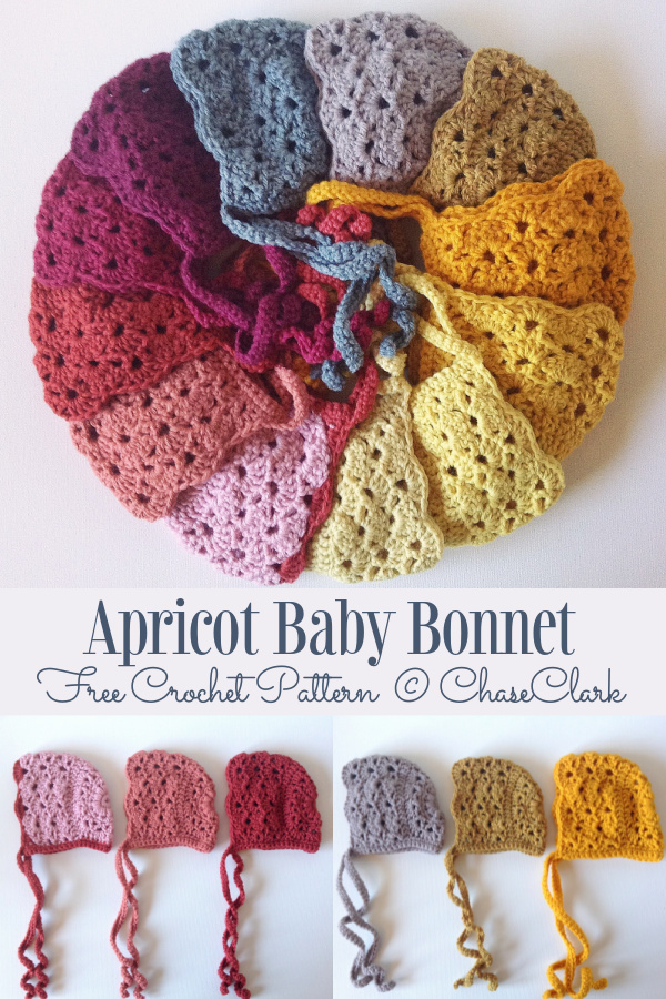 Apricot Baby Bonnet Free Crochet Patterns