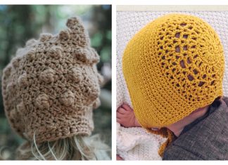 Baby Bonnet Free Crochet Patterns & Paid Baby Bonnet Free Crochet Patterns