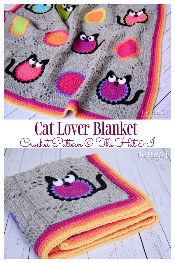 Cat Lover Blanket Crochet Patterns