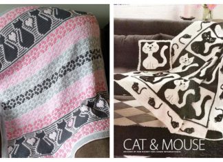 Fun Cat Blanket Crochet Patterns & Paid Fun Cat Blanket Crochet Patterns