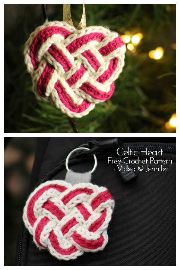 Celtic Heart Free Crochet Patterns