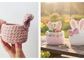 Cute Easter Bunny Basket Free Crochet Patterns & Paid Cute Easter Bunny Basket Free Crochet Patterns