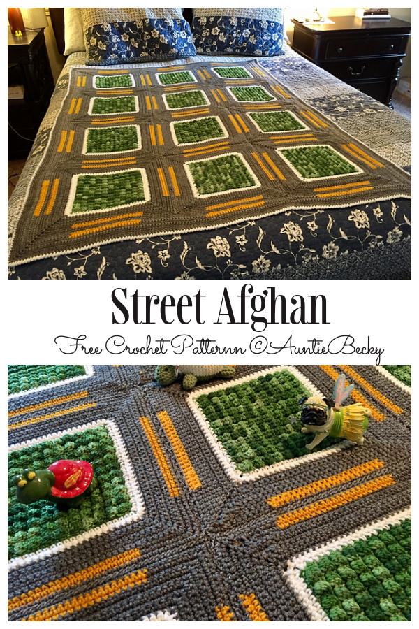 Street Afghan/ Play Rug Free Crochet Patterns