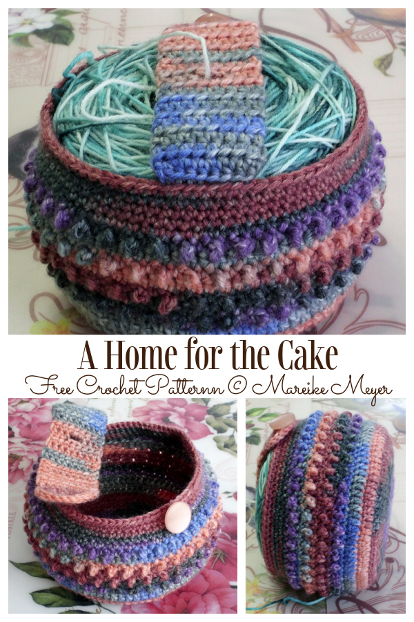 A Home for the Cake Yarn Bowl Free Crochet Patterns