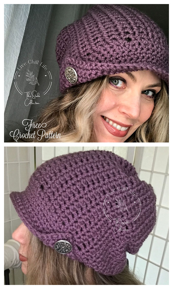 Landry Hat with Brim Free Crochet Patterns