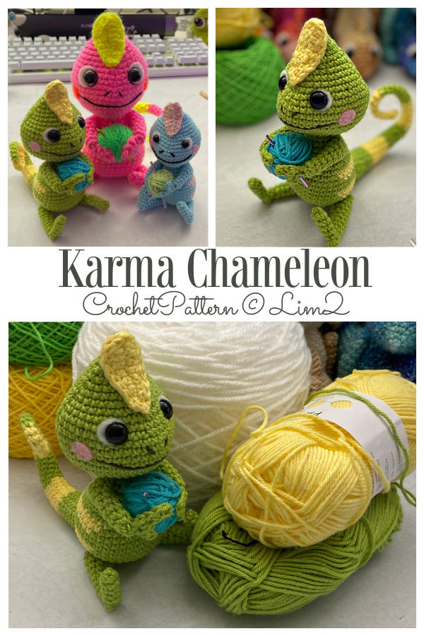 Crochet Chloe the Chameleon Amigurumi Patterns
