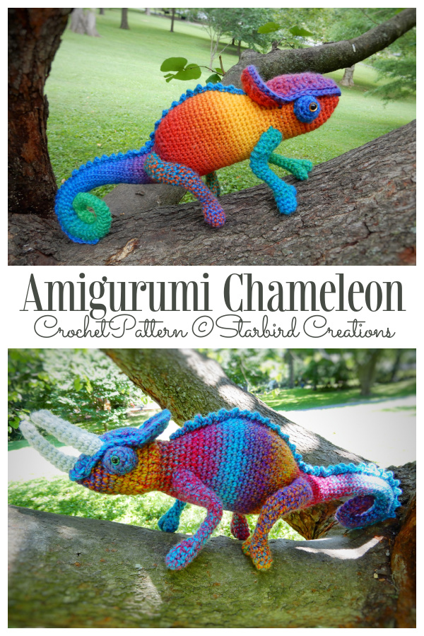 Crochet Chameleon Amigurumi Patterns 