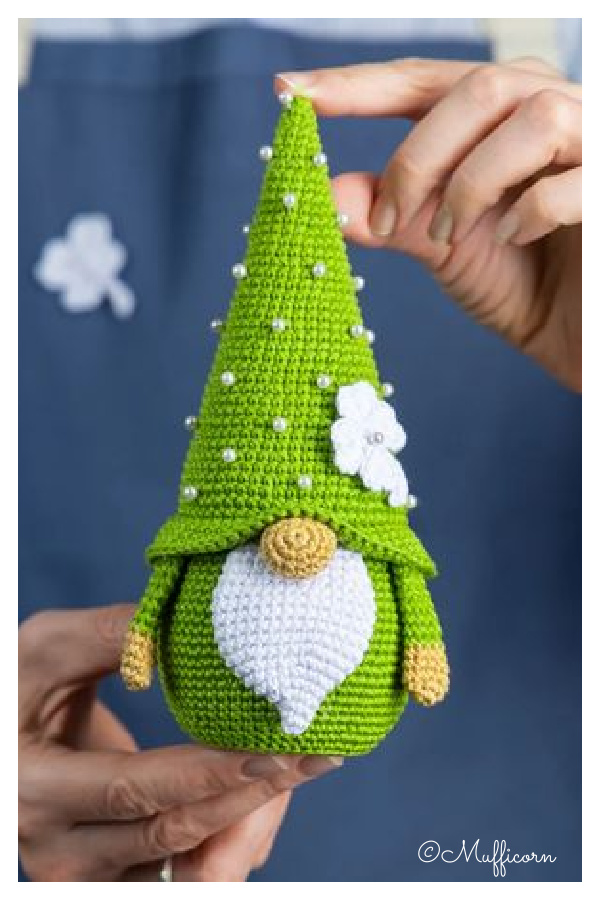 Crochet Saint Patrick's Day Lucky Gnome Amigurumi Patterns