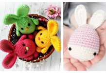 10 Easter Egg Bunny Crochet Patterns Free & Paid Easter Egg Bunny Free Crochet Patterns