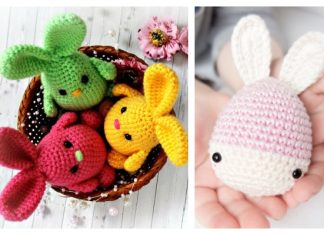 10 Easter Egg Bunny Crochet Patterns Free & Paid Easter Egg Bunny Free Crochet Patterns
