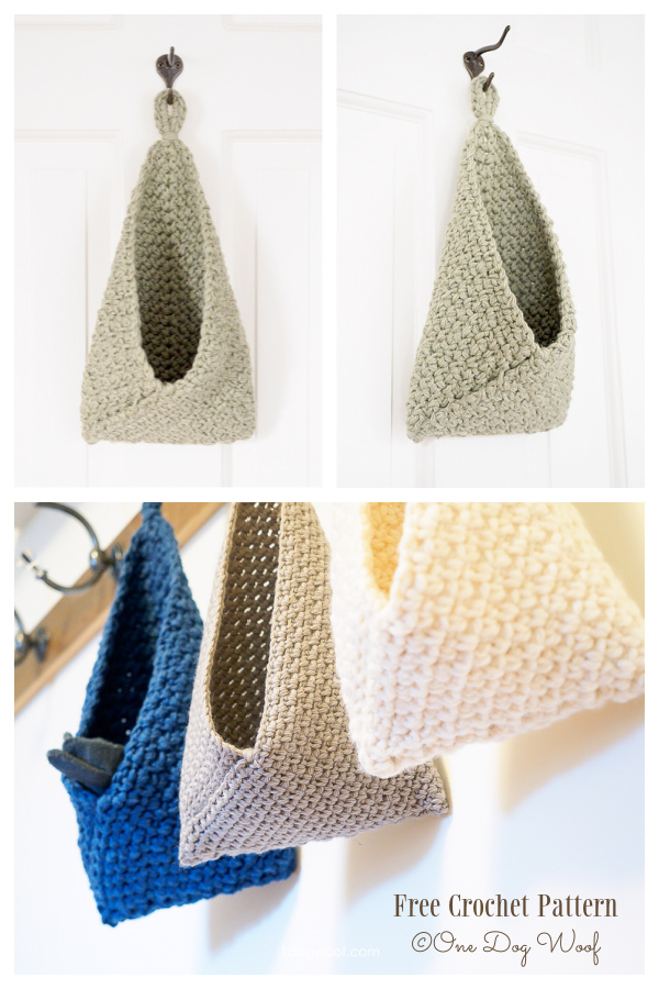 Quick Bramble Hanging Basket Free Crochet Patterns